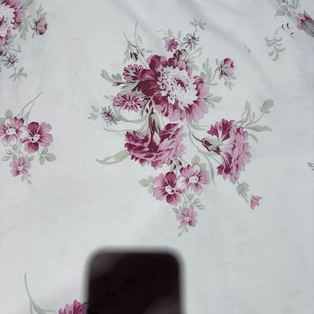 (2) Simply Shabby Chic Floral King Pillow Shams Ruffle RACHEL  ASHWELL Cottage